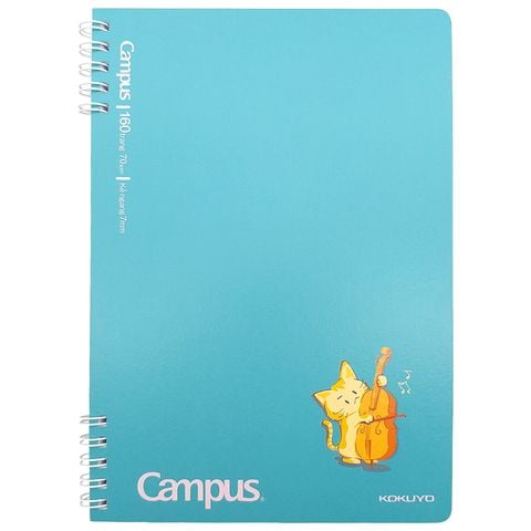 SỔ LÒ XO A5 CAT'S DAILY LIFE RN-A5L160CAT-03 XANH DƯƠNG(0377-TK)