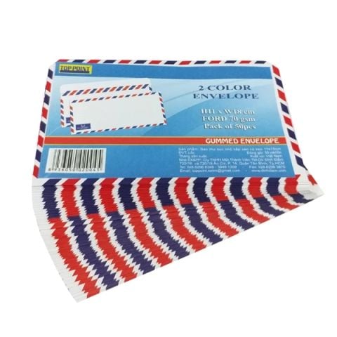 BAO THƯ SỌC NHỎ NẮP XÉO CÓ KEO 11X18CM (50 CÁI/LỐC) 1118 (0013-ĐĐ)