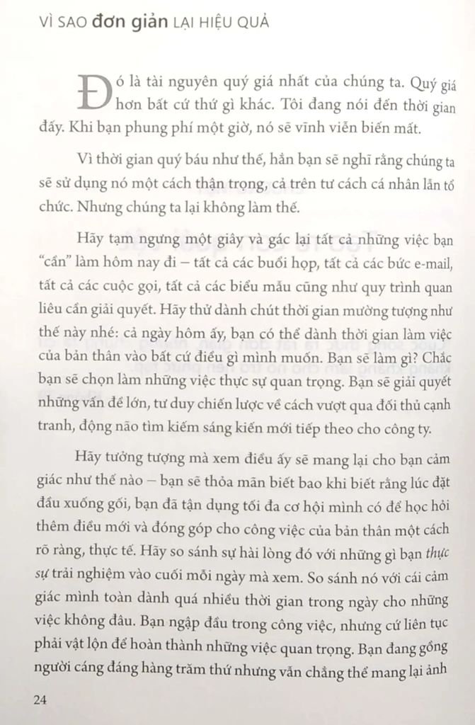 Vì Sao Đơn Giản Lại Hiệu Quả