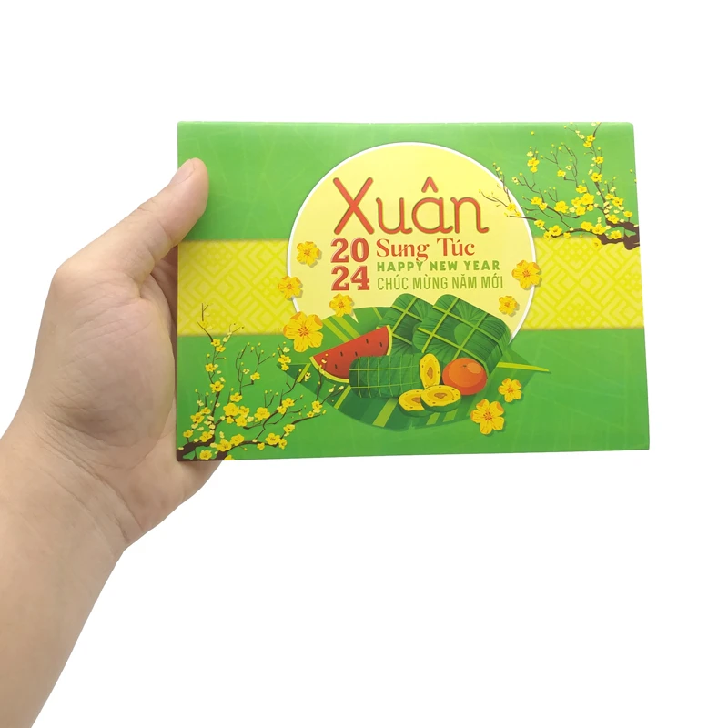 THIỆP TẾT 3D (13*18) (QC G.LONG) - Giao hàng ngẫu nhiên