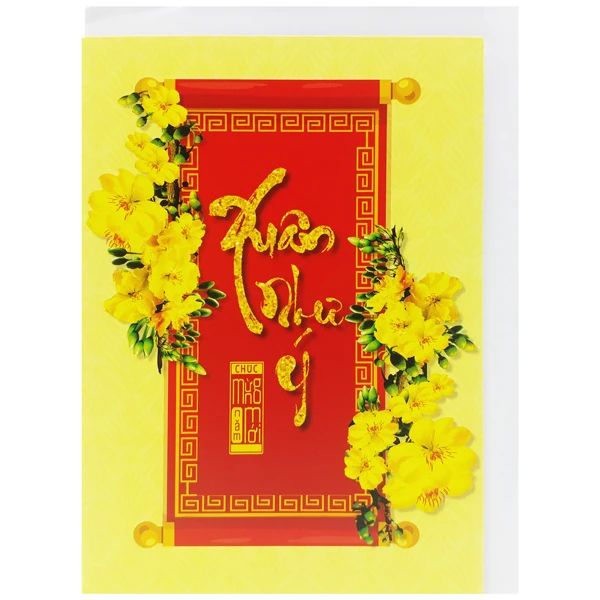 THIỆP TẾT GIẤY MT (13X18) (QC G.LONG) (Giao hàng ngẫu nhiên)