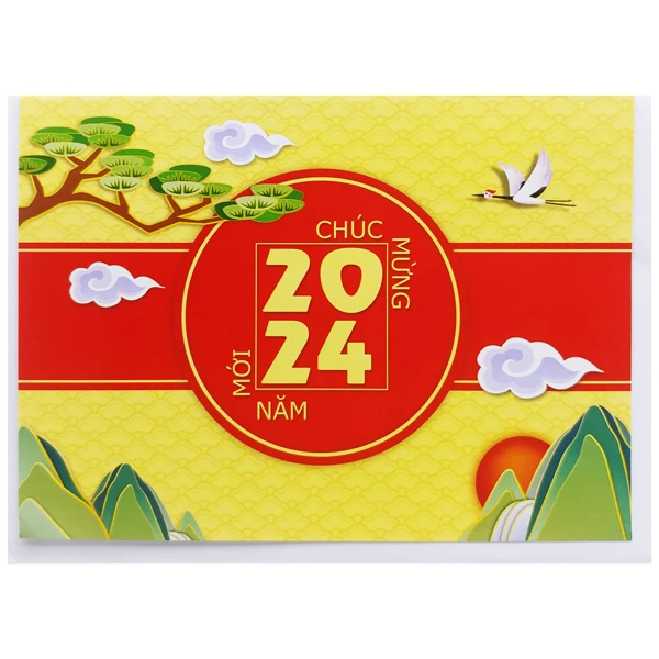 THIỆP TẾT GIẤY MT (13X18) (QC G.LONG) (Giao hàng ngẫu nhiên)