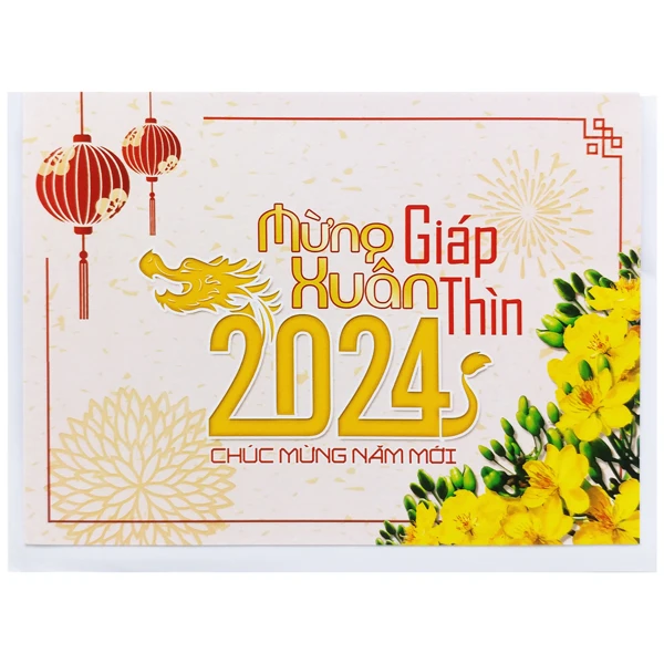 THIỆP TẾT GIẤY MT (13X18) (QC G.LONG) (Giao hàng ngẫu nhiên)