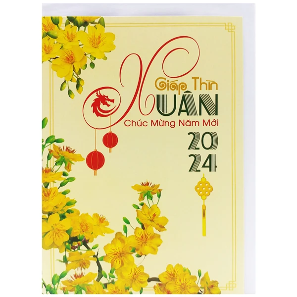 THIỆP TẾT GIẤY MT (13X18) (QC G.LONG) (Giao hàng ngẫu nhiên)
