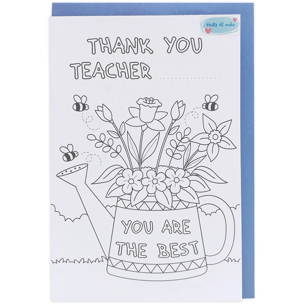 THIỆP TÔ MÀU GREENWOOD (12X18CM) (T-LIVE) (Giao hàng ngẫu nhiên)