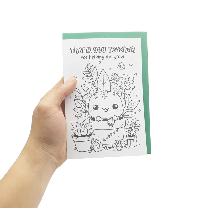 THIỆP TÔ MÀU GREENWOOD (12X18CM) (T-LIVE) (Giao hàng ngẫu nhiên)