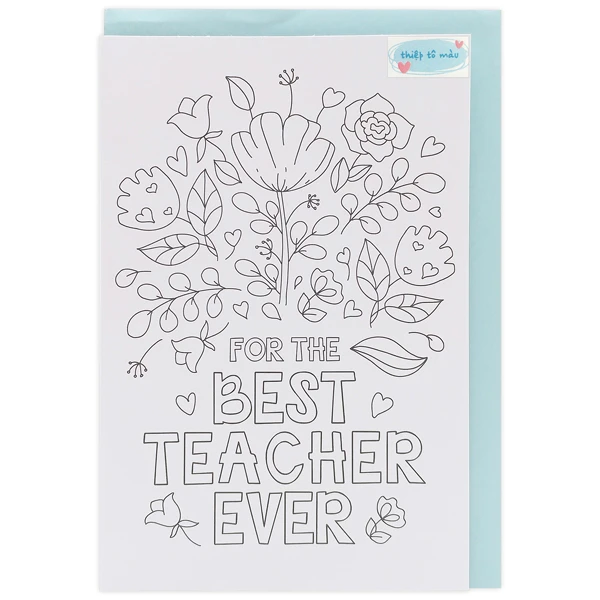 THIỆP TÔ MÀU GREENWOOD (12X18CM) (T-LIVE) (Giao hàng ngẫu nhiên)