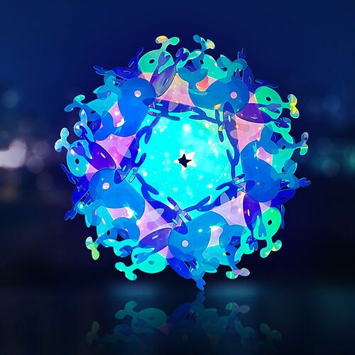 Đồ Chơi Lắp Ráp Lồng Đèn Trung Thu Cá Voi He#19