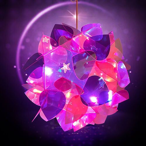 Đồ Chơi Lắp Ráp Lồng Đèn Trung Thu Hoa Và Bướm He#02