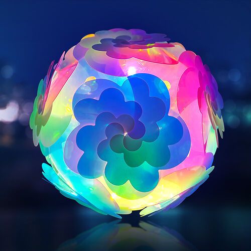 Đồ Chơi Lắp Ráp Lồng Đèn Trung Thu Đám Mây He#06