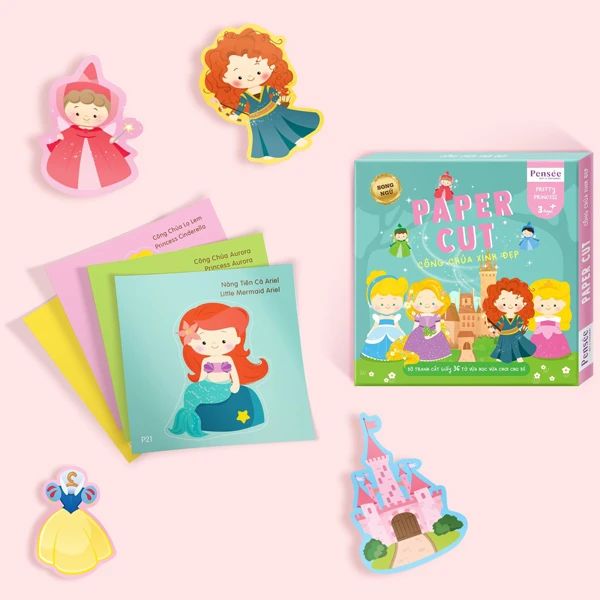 TRANH CẮT-CÔNG CHÚA XINH ĐẸP (L.LAN)