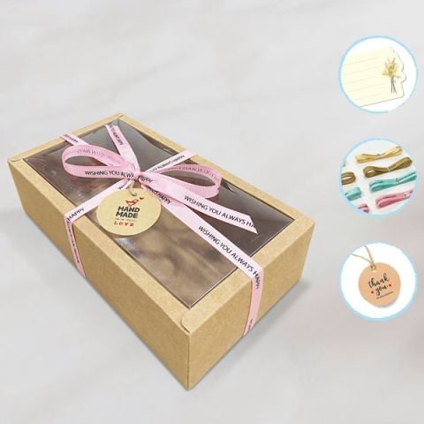 HỘP XẾP KÍNH KRAFT NHẬT DÀI 18 RỘNG 09 CAO 06