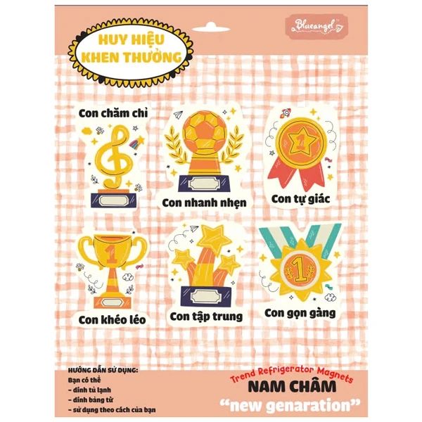 SET 6 HUY HIỆU CÓ NAM CHÂM (378-B.ANGLE)