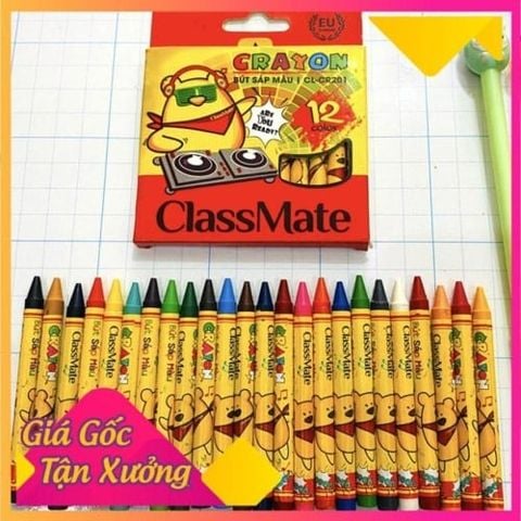 Bút Sáp 12 Màu Cl-Cr201 (0377-Tk)