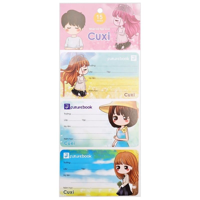 Nhãn Vở Học Sinh Cuxi - futurebook N131