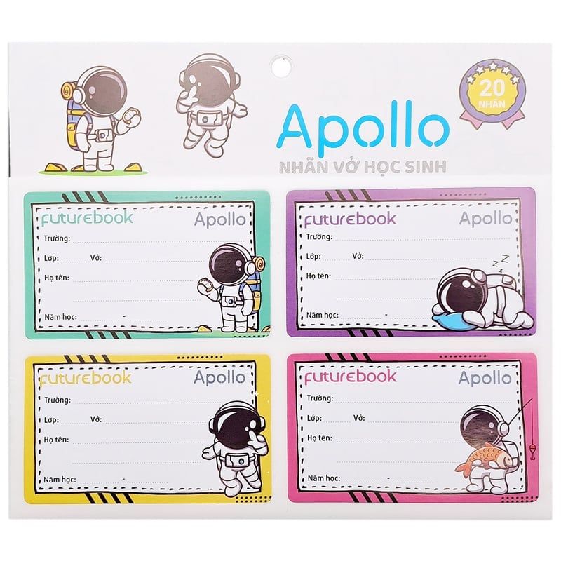 Nhãn Vở Học Sinh Apollo - N146