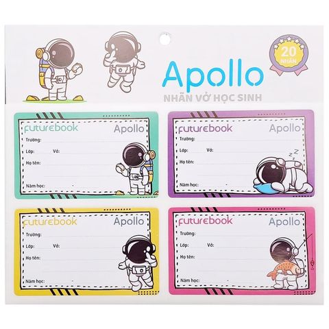 Nhãn Vở Học Sinh Apollo - N146