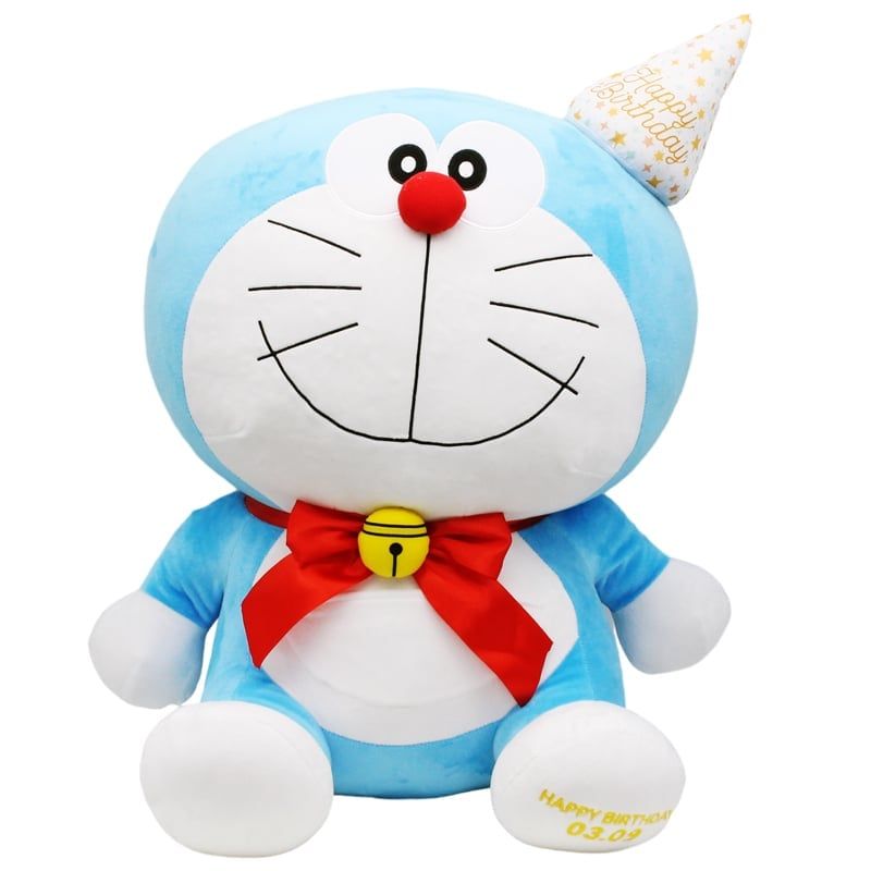 Thú Bông Doraemon Sinh Nhật Size L