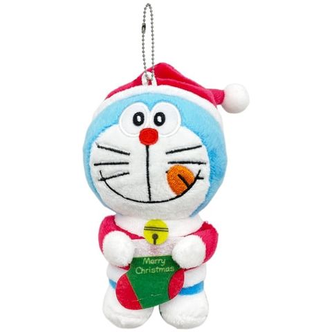 DORAEMON GIÁNG SINH 2024 MÓC KHÓA THÚ BÔNG 12CM (TEENBOX)