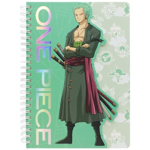 ONE PIECE SỔ TAY LÒ XO A5 ONE PIECE ZORO (TEENBOX)