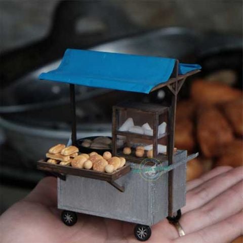 Xe Hàng Rong - Xe Bánh Tiêu HR07