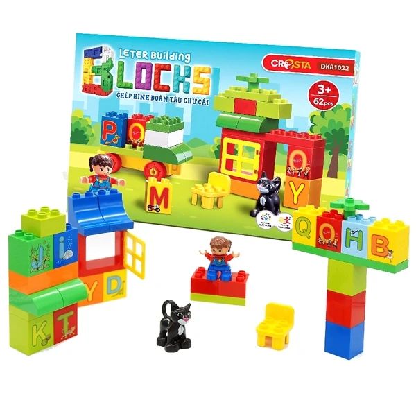 GHÉP HÌNH ĐOÀN TÀU CHỮ CÁI DK 81022-DKA 73