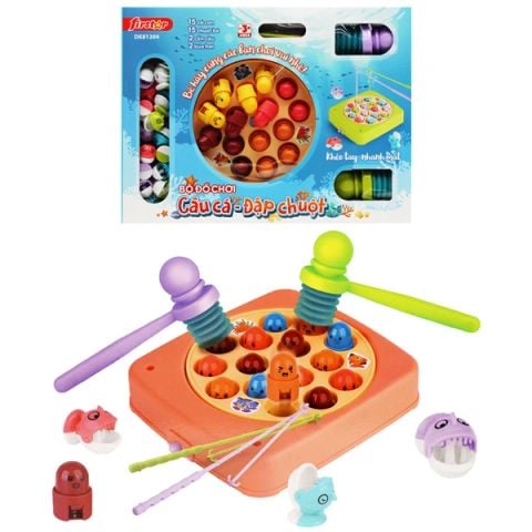 BỘ CÂU CÁ ĐẬP CHUỘT DK 81204 (DUKA)