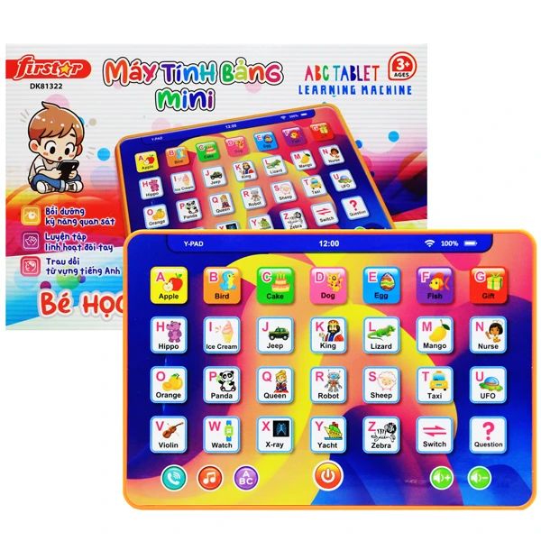 MÁY TÍNH BẢNG BÉ HỌC NGOẠI NGỮ DK81322 (DUKA)