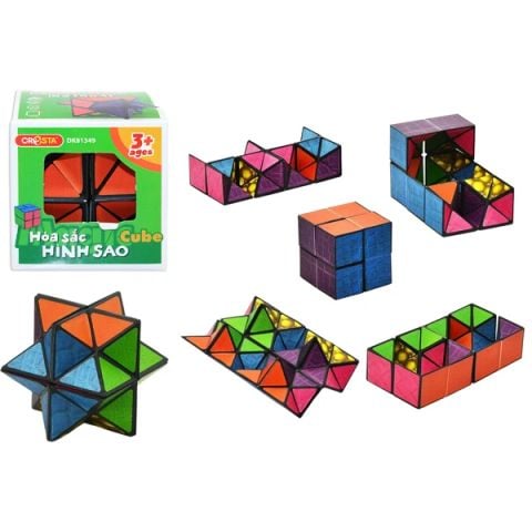 RUBIK KHỐI HỘP MA THUẬT HÒA SẮC HÌNH SAO DK81349 (DUKA)