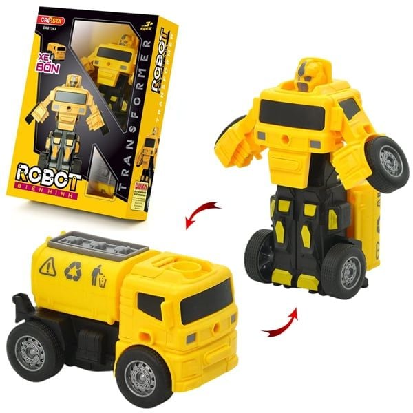 ROBOT BIẾN HÌNH  XE BỒN,DK81363 (DUKA)