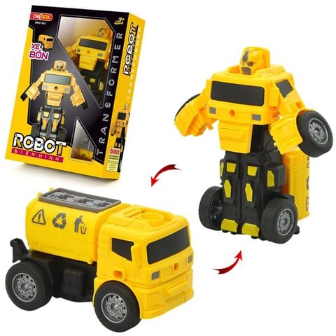 ROBOT BIẾN HÌNH  XE BỒN,DK81363 (DUKA)