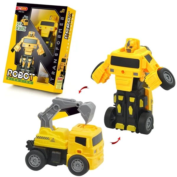 ROBOT BIẾN HÌNH  XE XÚC,DK81364 (DUKA)