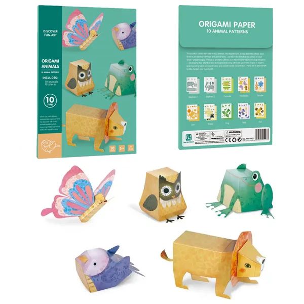 ĐỒ CHƠI GẤP GIẤY ORIGAMI 3D - ĐỘNG VẬT (MEGATOYS)
