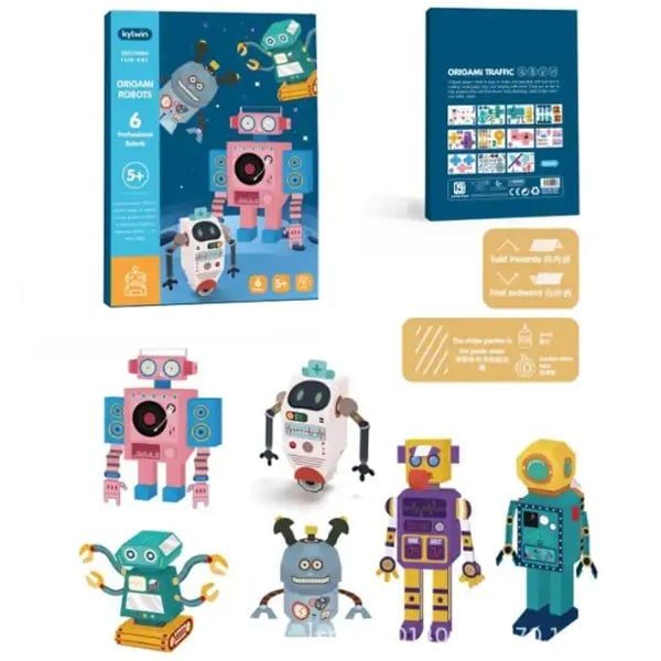 ĐỒ CHƠI GẤP GIẤY ORIGAMI 3D - ROBOT (MEGATOYS)