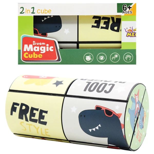 RUBIK 3D BIẾN HÌNH KHỦNG LONG SIÊU TRÍ TUỆ(2689-4B/5B/6B) (MEGATOYS)