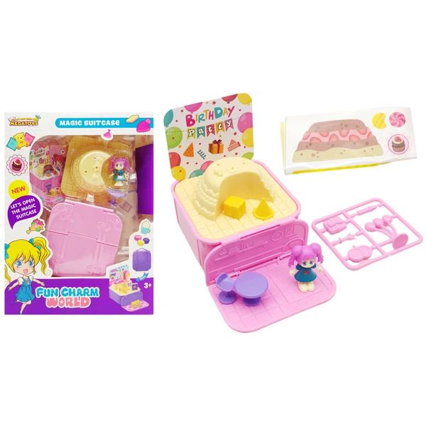 BỘ SƯU TẦM VALI ĐA MÀU SẮC CHO BÉ GÁI SL32806 (MEGATOYS)