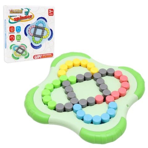 GIẢM STRESS RUBIK HẠT XOAY NHIỀU MÀU DD1808-38 (MEGATOYS)