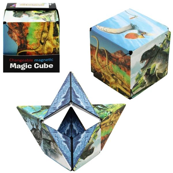 KHỐI RUBIK SHASHIBO KHỦNG LONG TỪ TÍNH NAM CHÂM 322-3 (MEGATOYS)