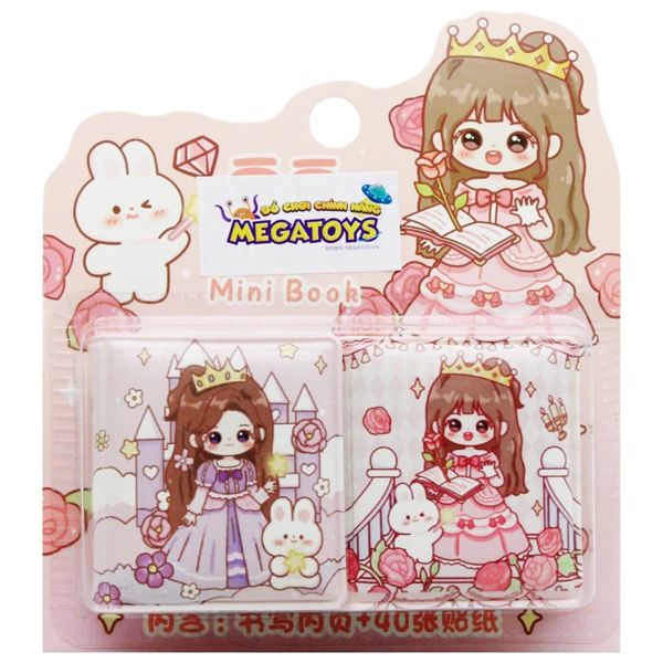 COMBO SỔ BÓC DÁN MINI ĐÁNG YÊU KBX-2157A/B/C (MEGATOYS)