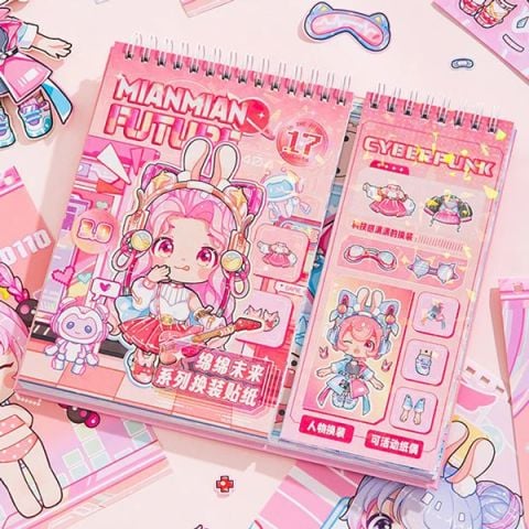 TRÒ CHƠI BÓC DÁN CÔ BÉ MIANMIAN MAGIC MELODY XM2502-1A (MEGATOYS)