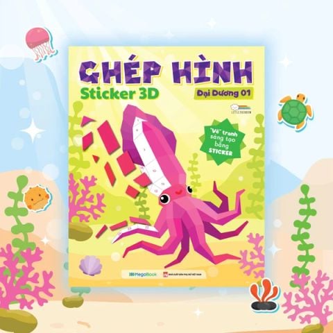 GHÉP HÌNH STICKER 3D- ĐẠI DƯƠNG 1
