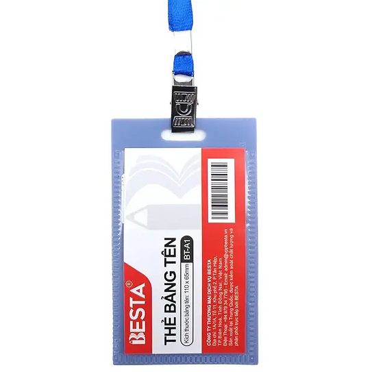 BESTA - Bộ Thẻ Tên Đứng BT A1