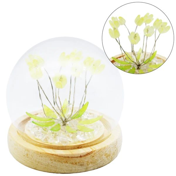 ĐÈN DECOR HOA MÀU VÀNG DDH-V (TP-0082)