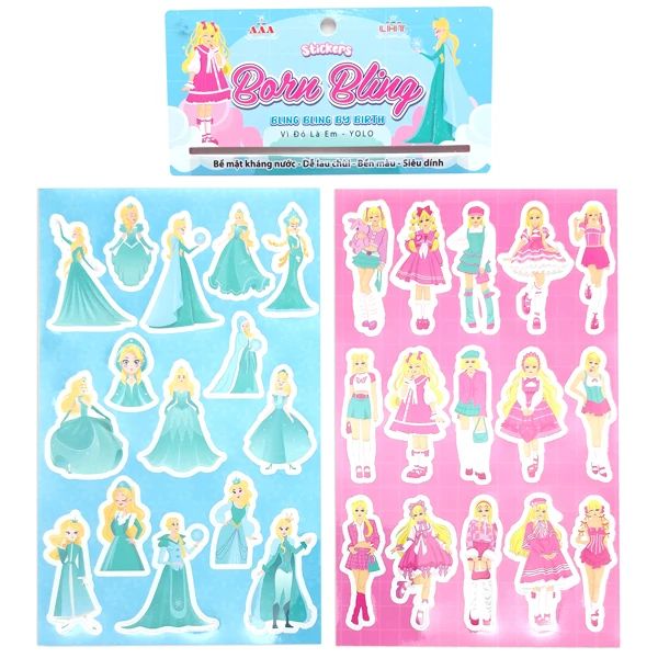 STICKERS BORN BLING USBB (XNK LHT)