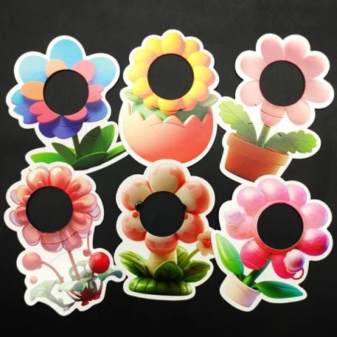 THẺ TRANG TRÍ KẸO TK-03 (BÔNG HOA) (P.C.TEEN)