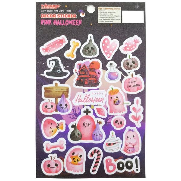 HLW-STICKER KIM TUYẾN KT-01 (PINK) (P.C.TEEN)