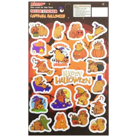 HLW-STICKER KIM TUYẾN KT-02 (CAPYBARA) (P.C.TEEN)