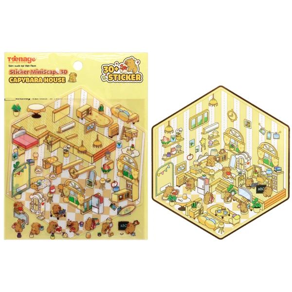 STICKER MINISCAPE 3D MS-03 (0574-P.C.TEEN)