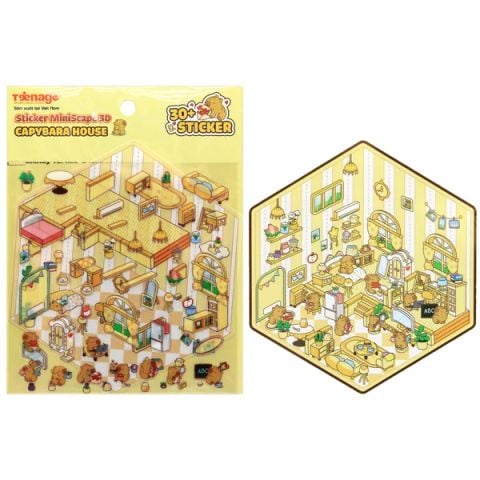 STICKER MINISCAPE 3D MS-03 (0574-P.C.TEEN)