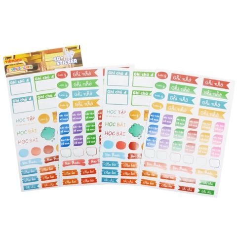 STUDY STICKER SS-02 (4T/X) (P.C.TEEN)